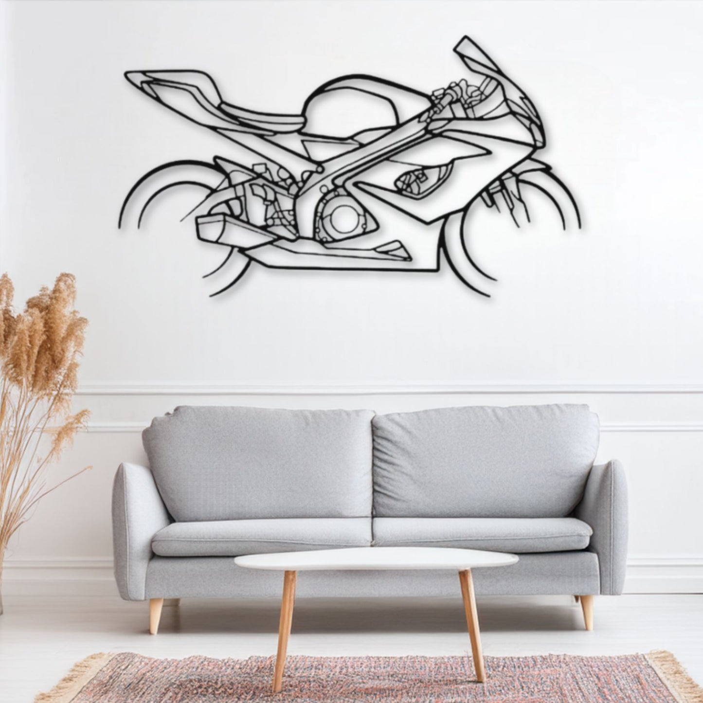 Décoration Moto en métal personnalisée