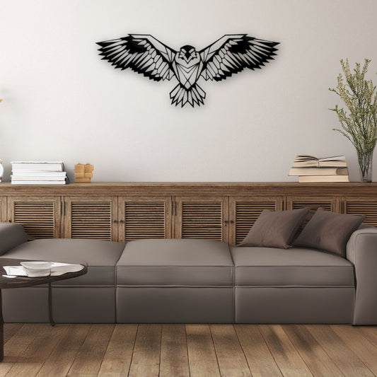 Décoration murale métal Aigle