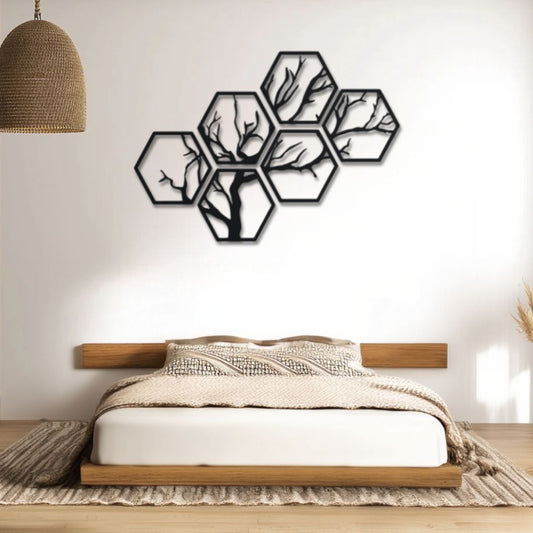 Décoration murale métal Branche precision