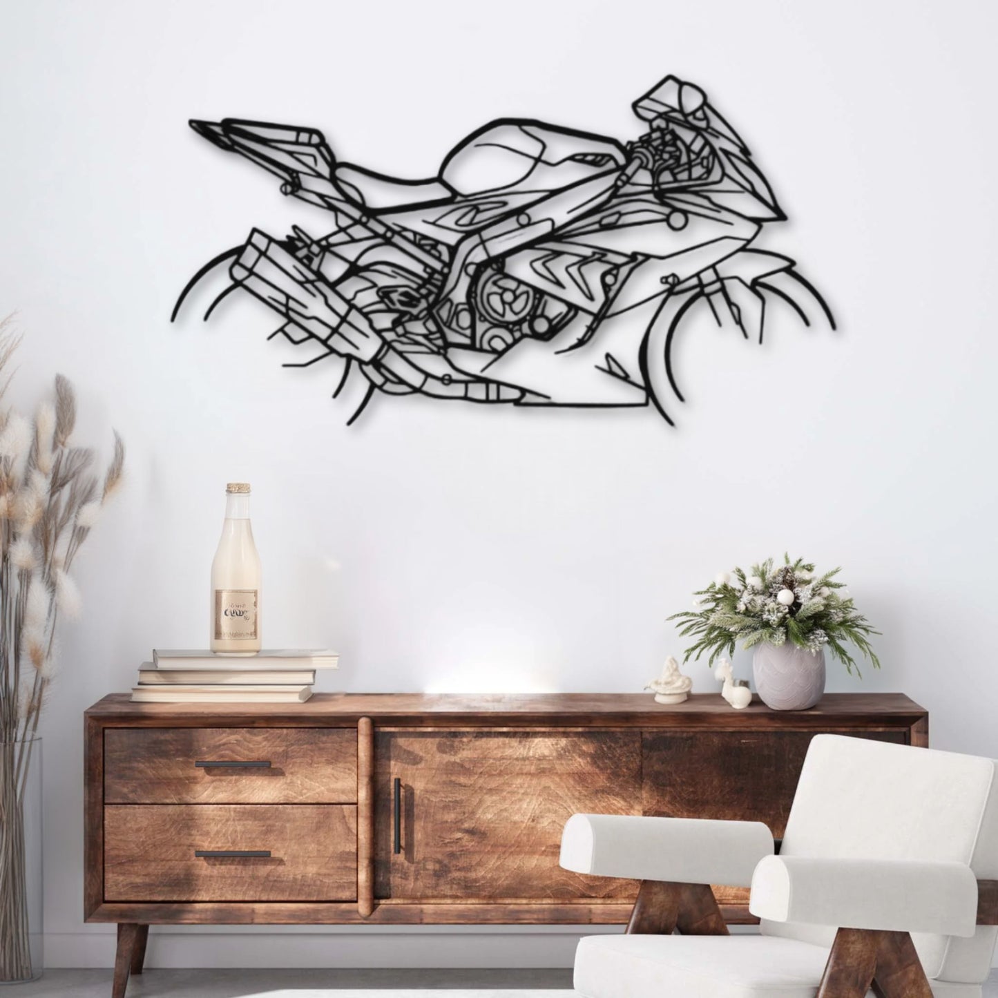 Décoration murale métal Moto BMW S1000RR PrecisionMetal