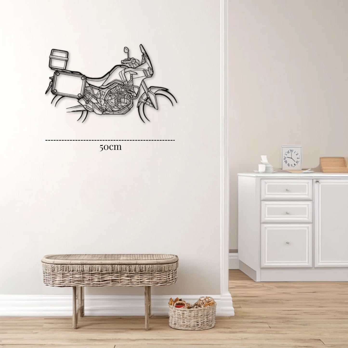 Décoration murale Moto personnalisée