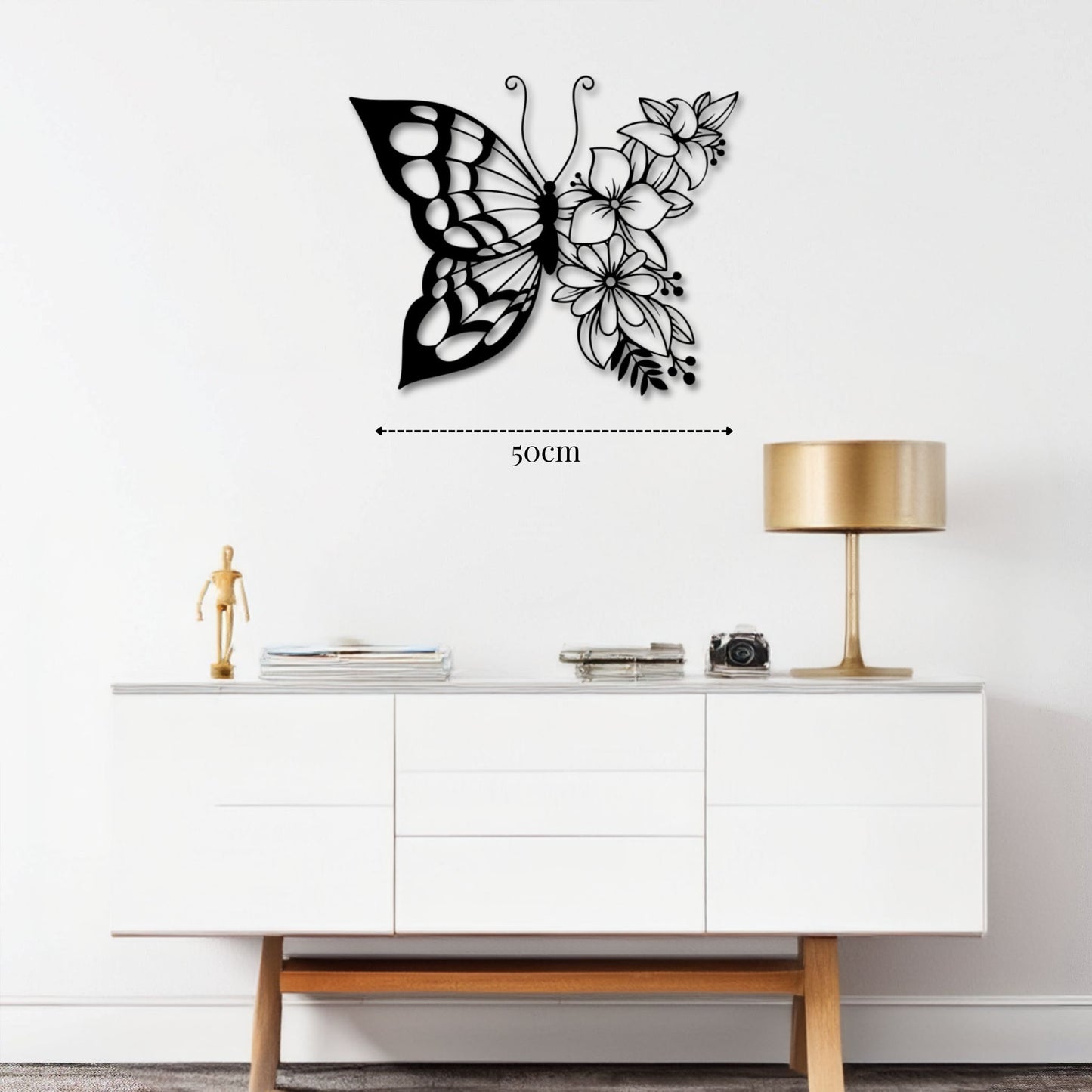 Décoration Papillon en métal extérieur