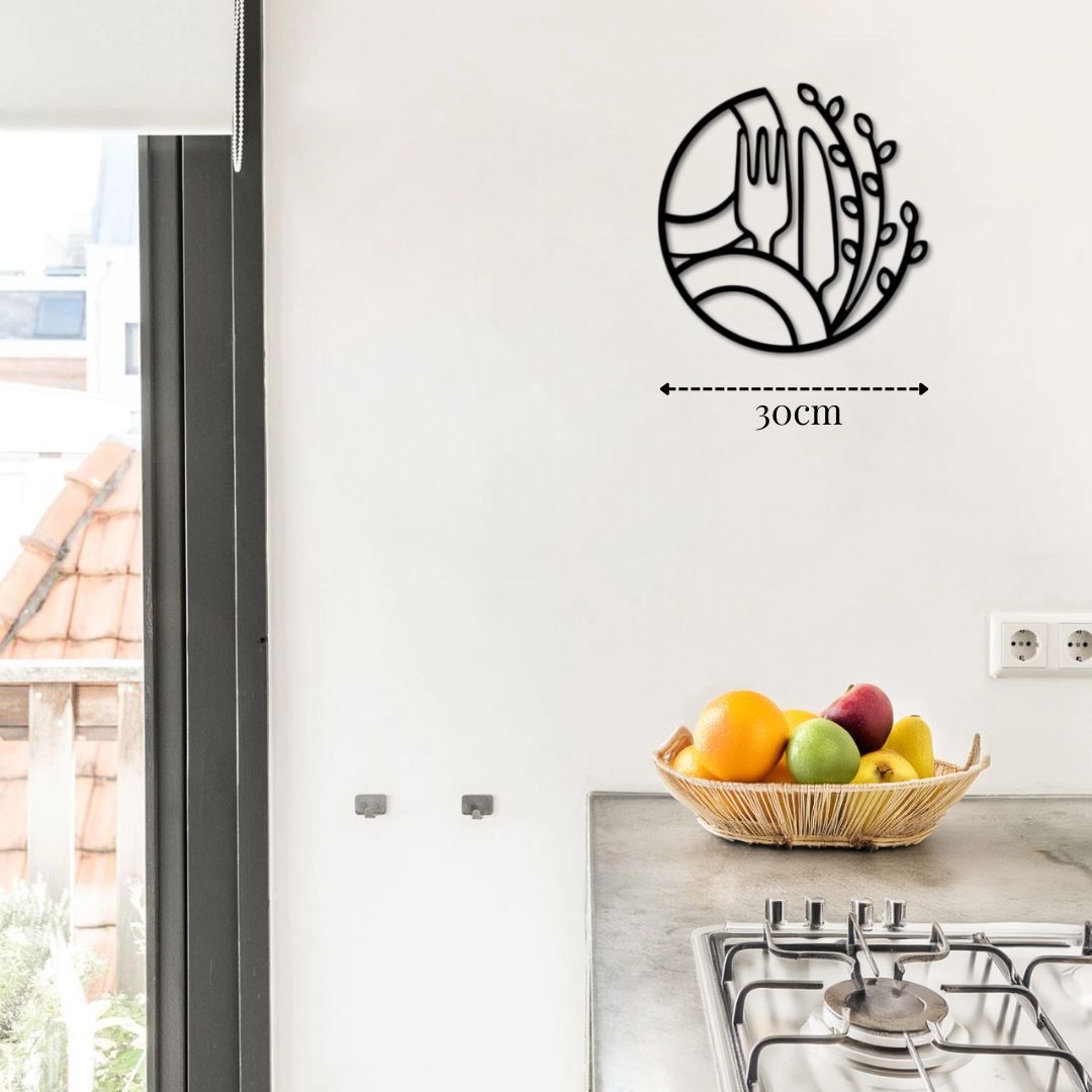 Petite Décoration Murale Cuisine Moderne PrecisionMetal