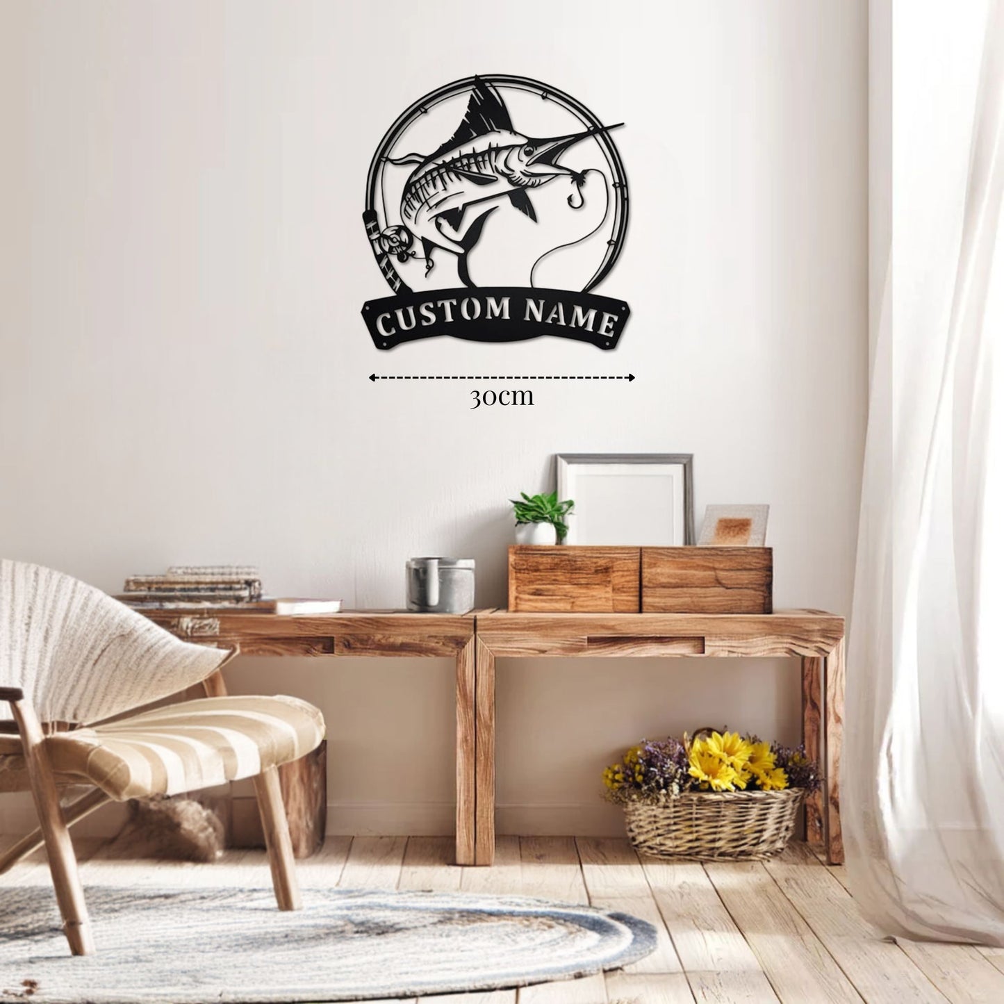 Petite décoration murale Espadon