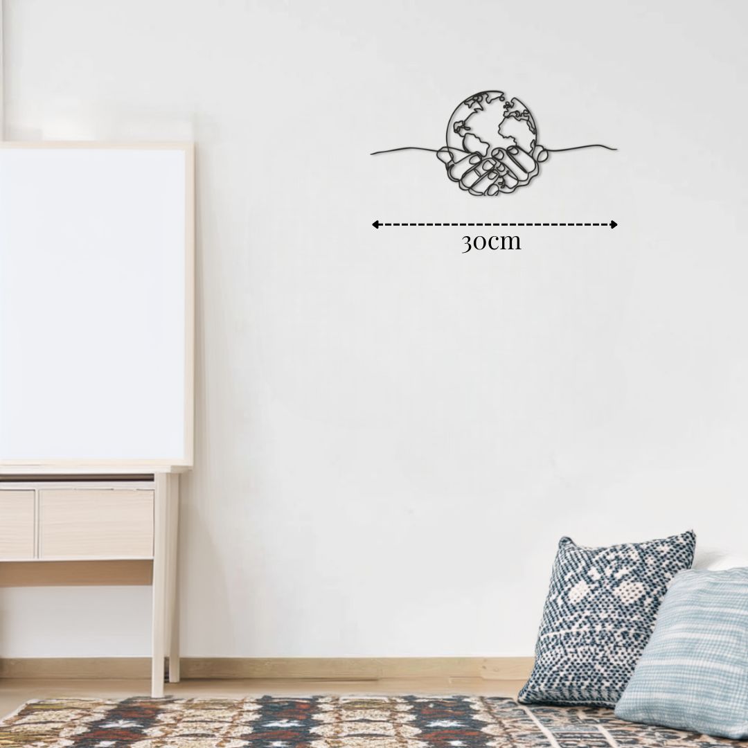 Petite décoration murale Monde