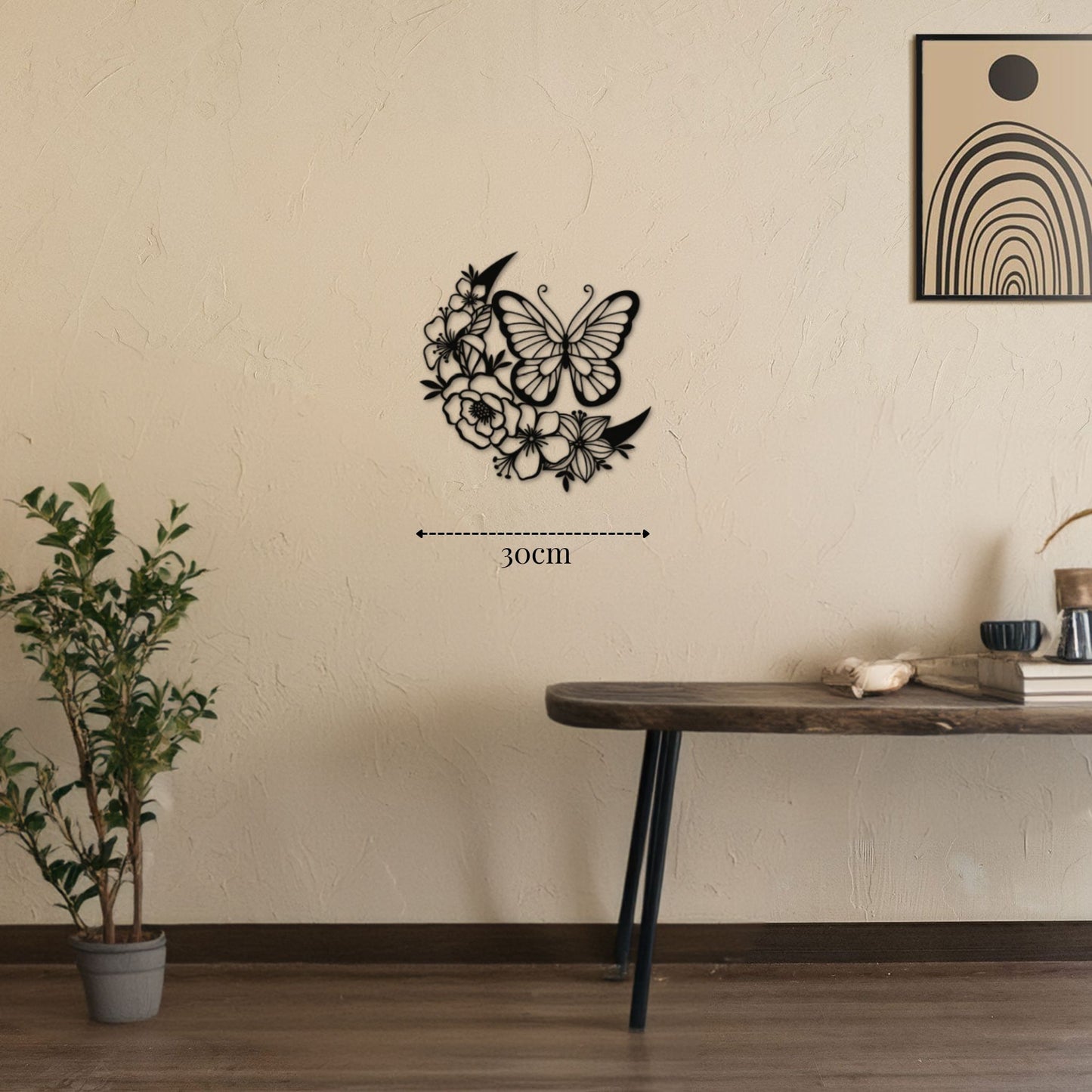 Petite décoration murale Papillon extérieur