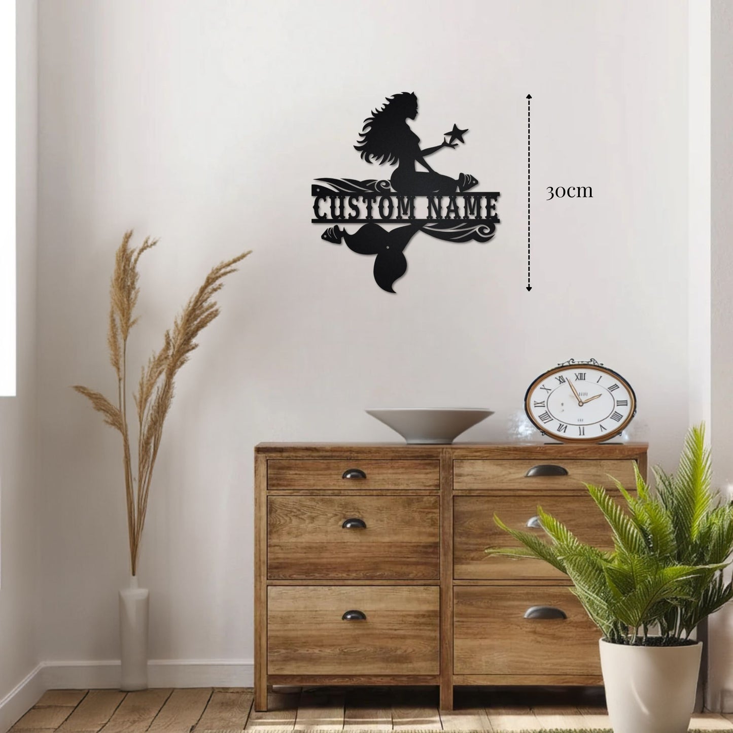 Petite décoration murale Sirène