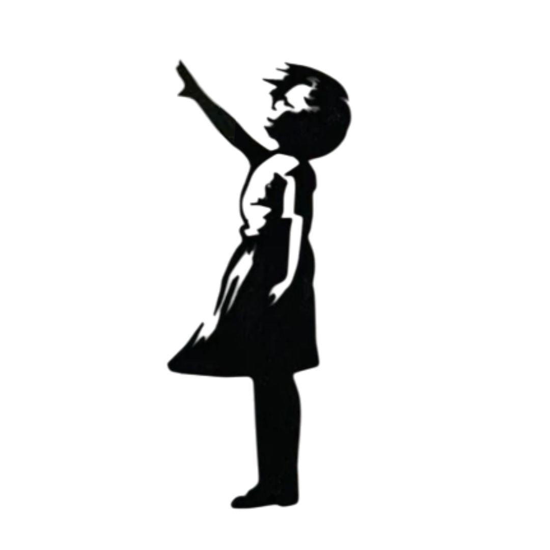 Girl with a Balloon by Banksy – Customization Madame Boussiquot
