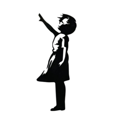 Girl with a Balloon by Banksy – Customization Madame Boussiquot