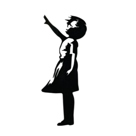 Girl with a Balloon by Banksy – Customization Madame Boussiquot