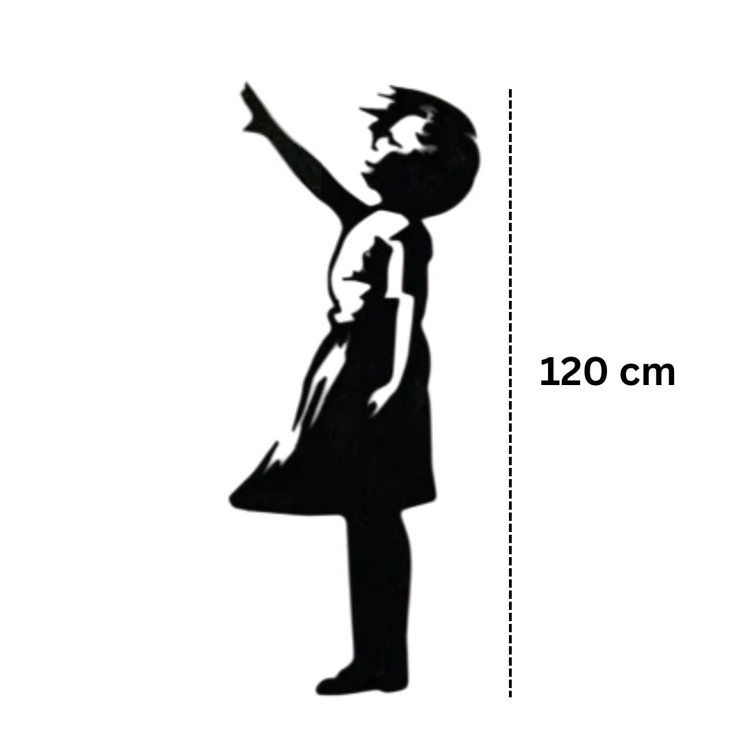 Girl with a Balloon by Banksy – Customization Madame Boussiquot