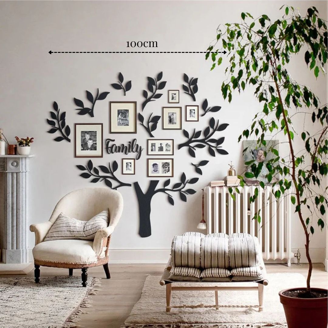Arbre à photos mural