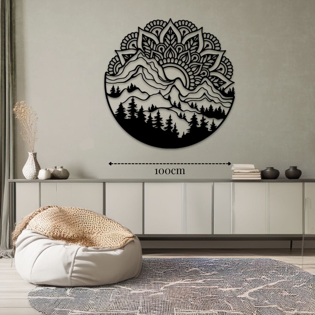 Déco murale métal extérieur