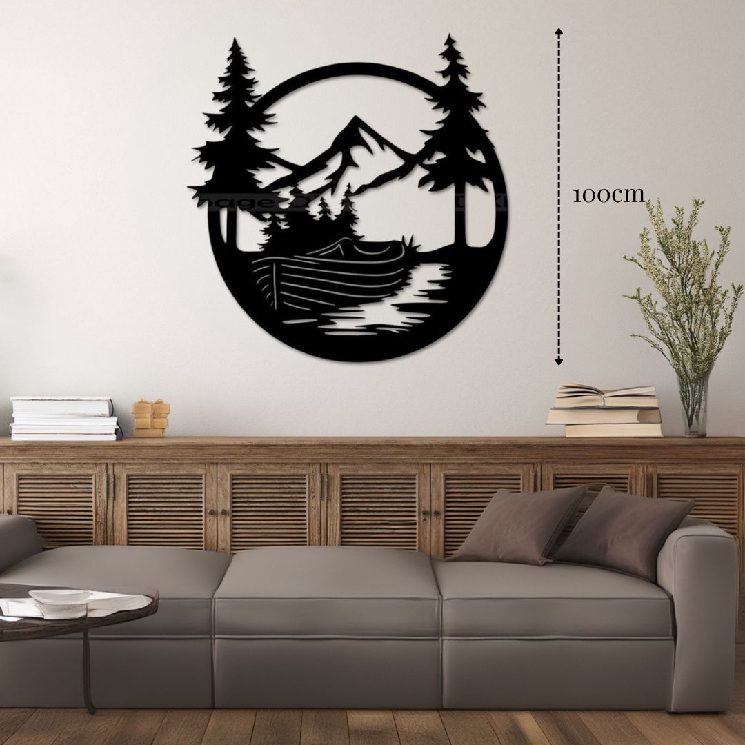 Déco murale métal mur extérieur