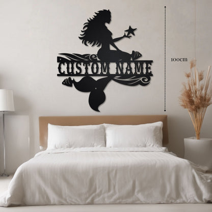 Déco murale métal Sirène