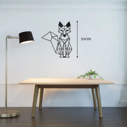 Déco Renard Murale Métal PrecisionMetal