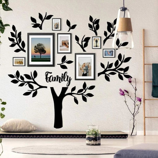 Décoration Arbre à photos en métal