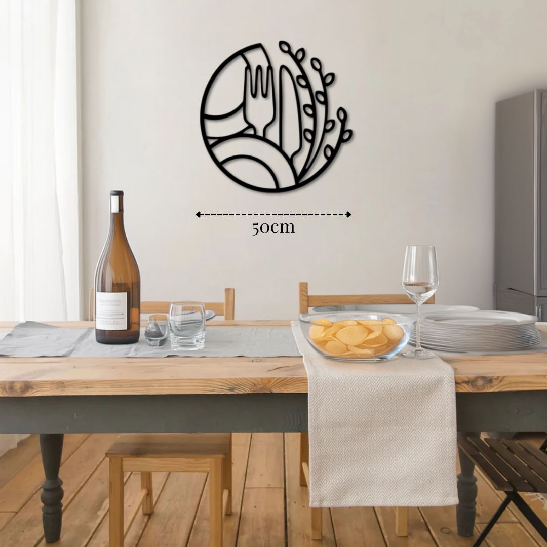 Décoration Cuisine Moderne Murale PrecisionMetal
