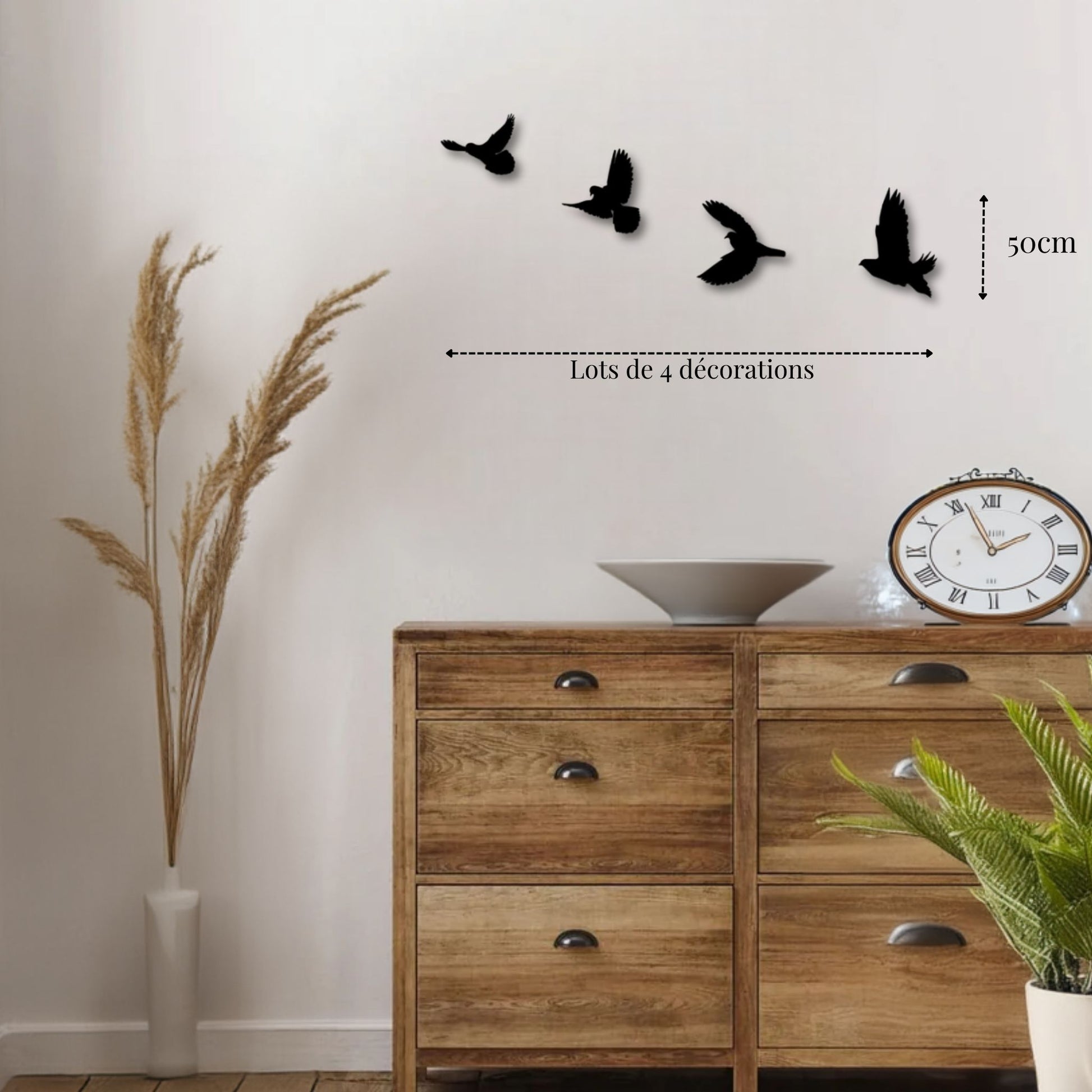 Décoration métal Oiseaux Décoratifs Precision