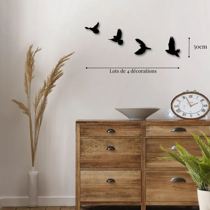 Décoration métal Oiseaux Décoratifs Precision