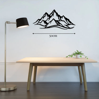 Décoration Montagne en métal