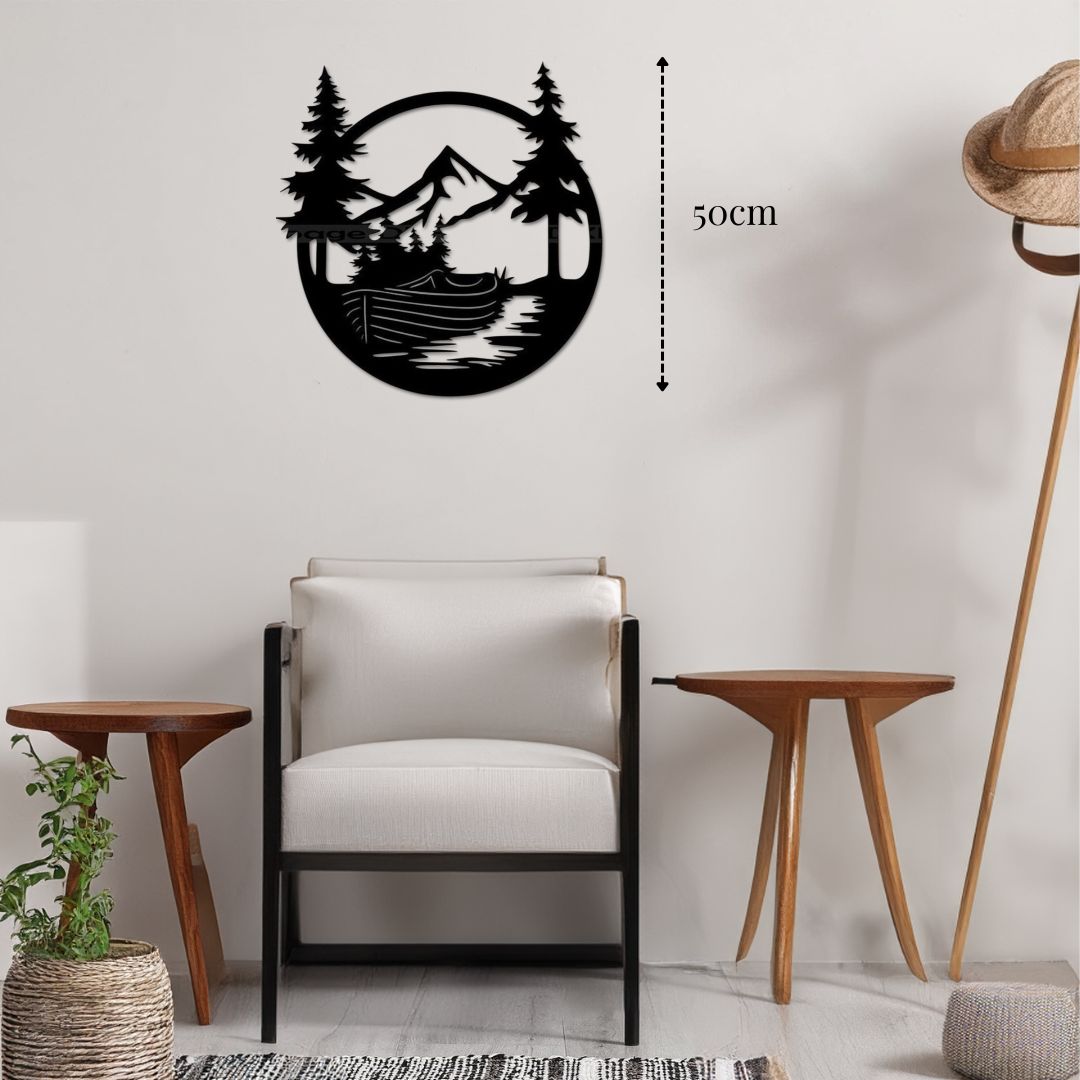 Décoration mur extérieur en métal