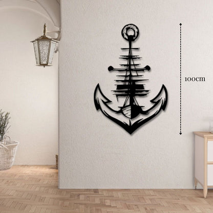 Décoration murale Ancre marine déco