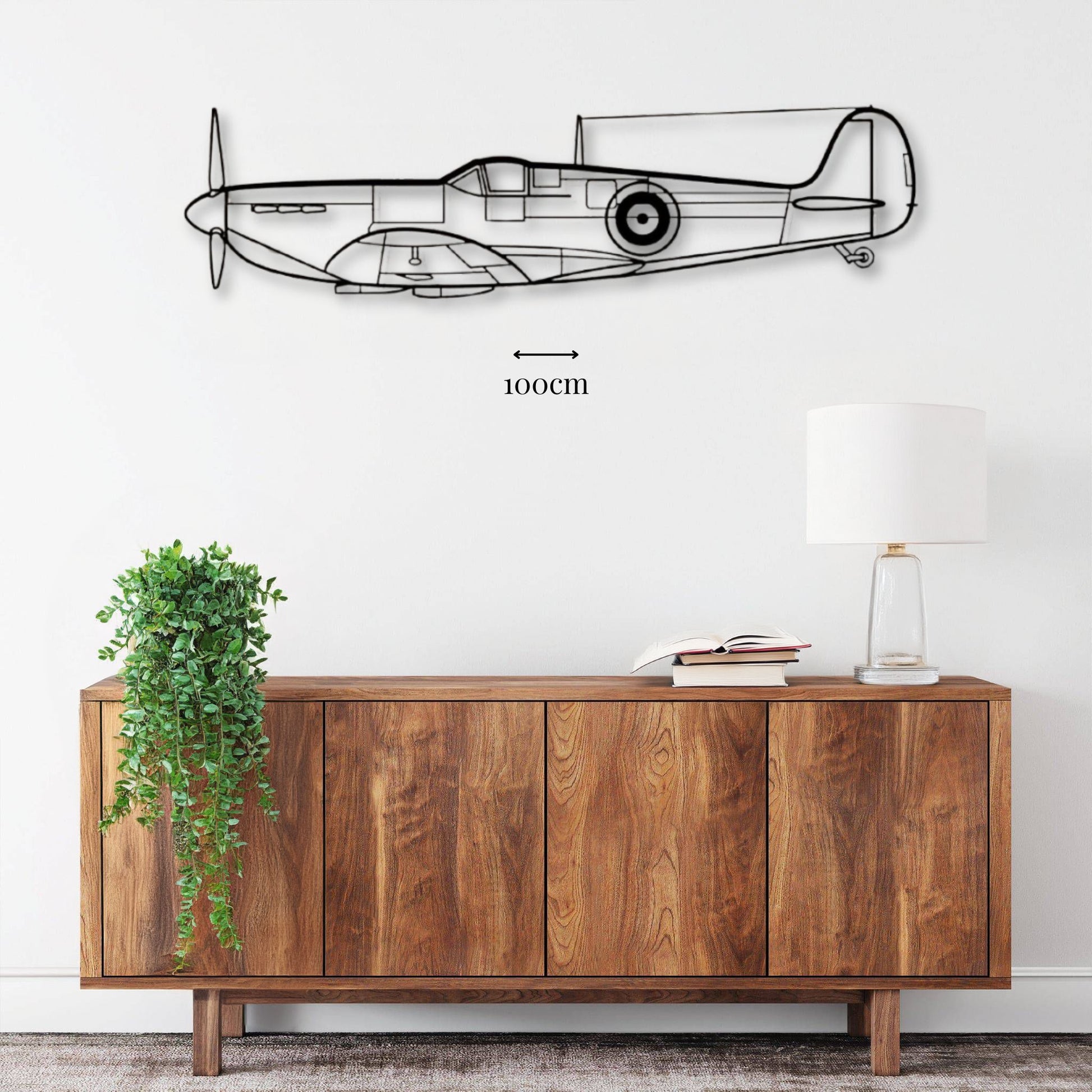 Décoration murale Avion Supermarine Spitfire Mk II Precision
