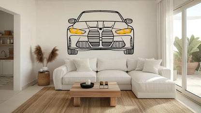 Décoration murale BMW M4 LED