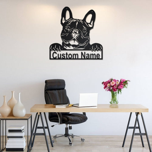 Décoration Murale Bouledogue Français PrecisionMetal