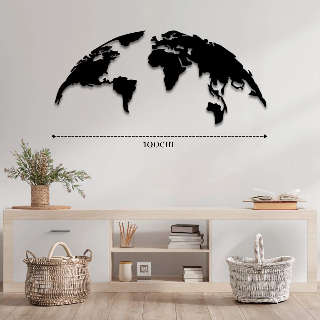 Décoration murale Carte du monde