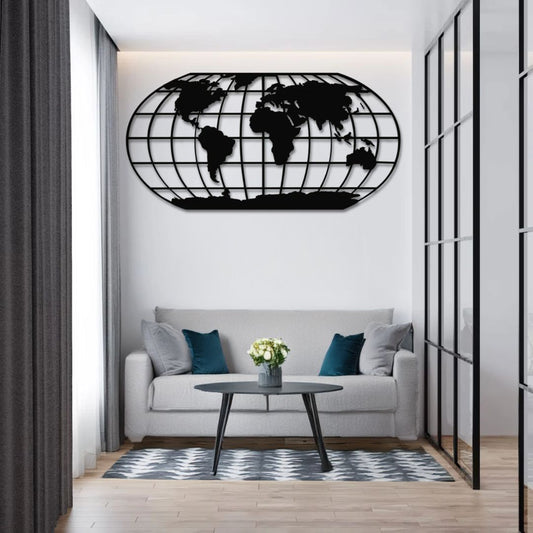 Décoration murale Carte du monde