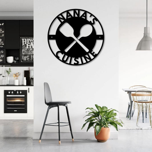 Décoration Murale Cuisine Personnalisée PrecisionMetal