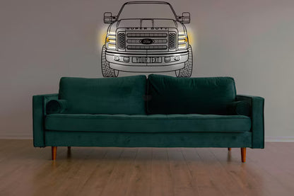Décoration murale Ford F350 LED
