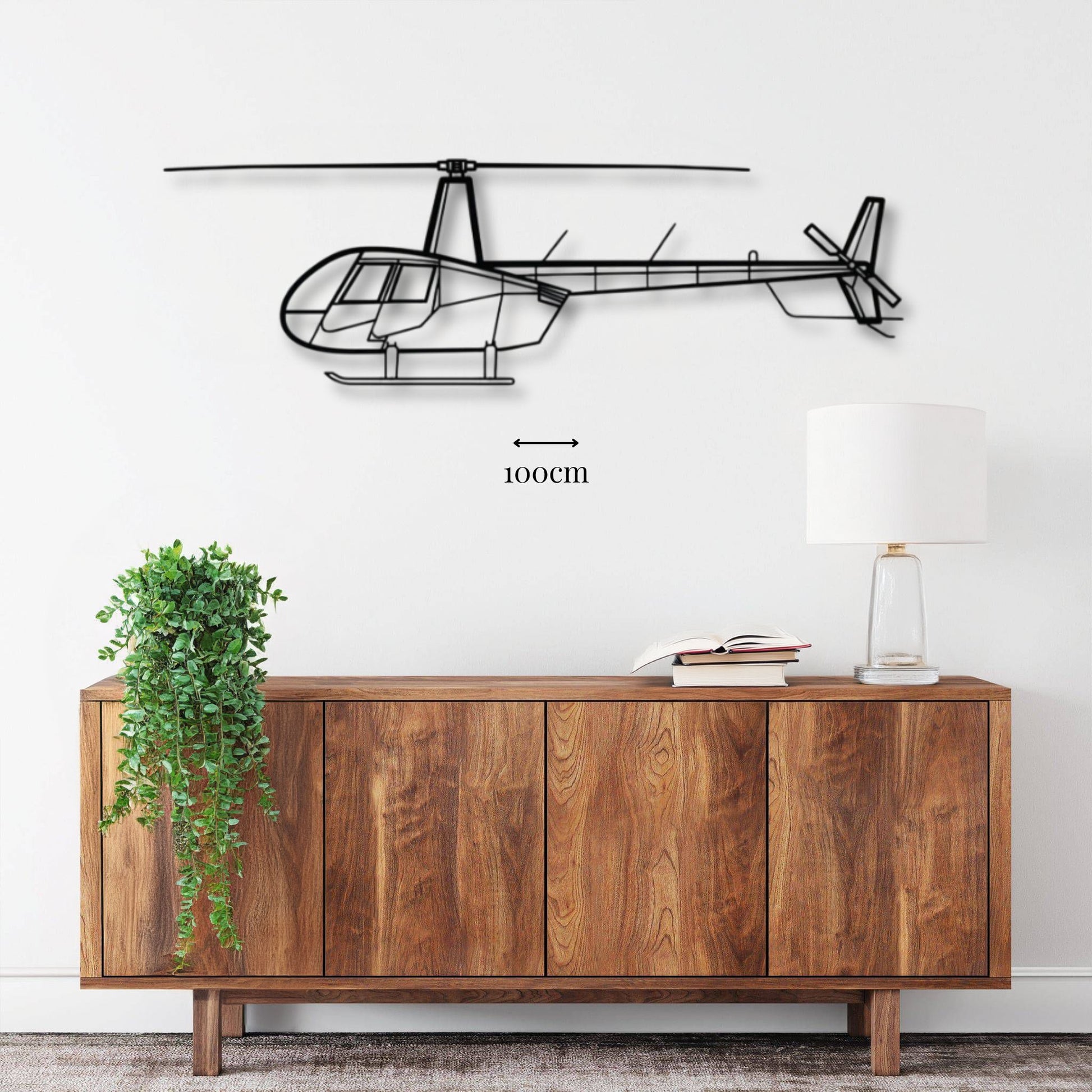 Décoration murale Hélicoptère Robinson R44 Raven II