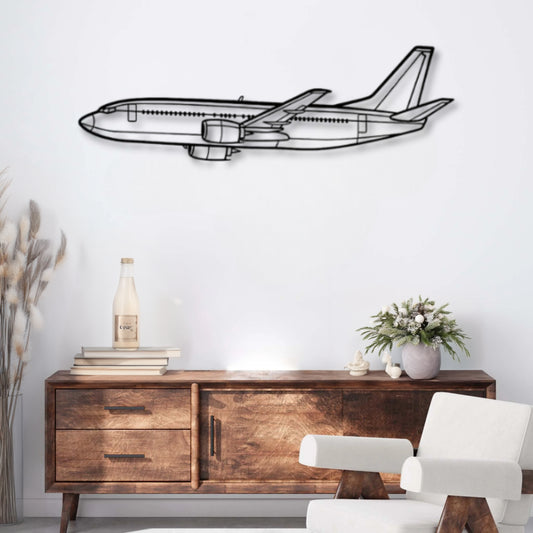 Décoration murale métal Avion Boeing 737 Precision