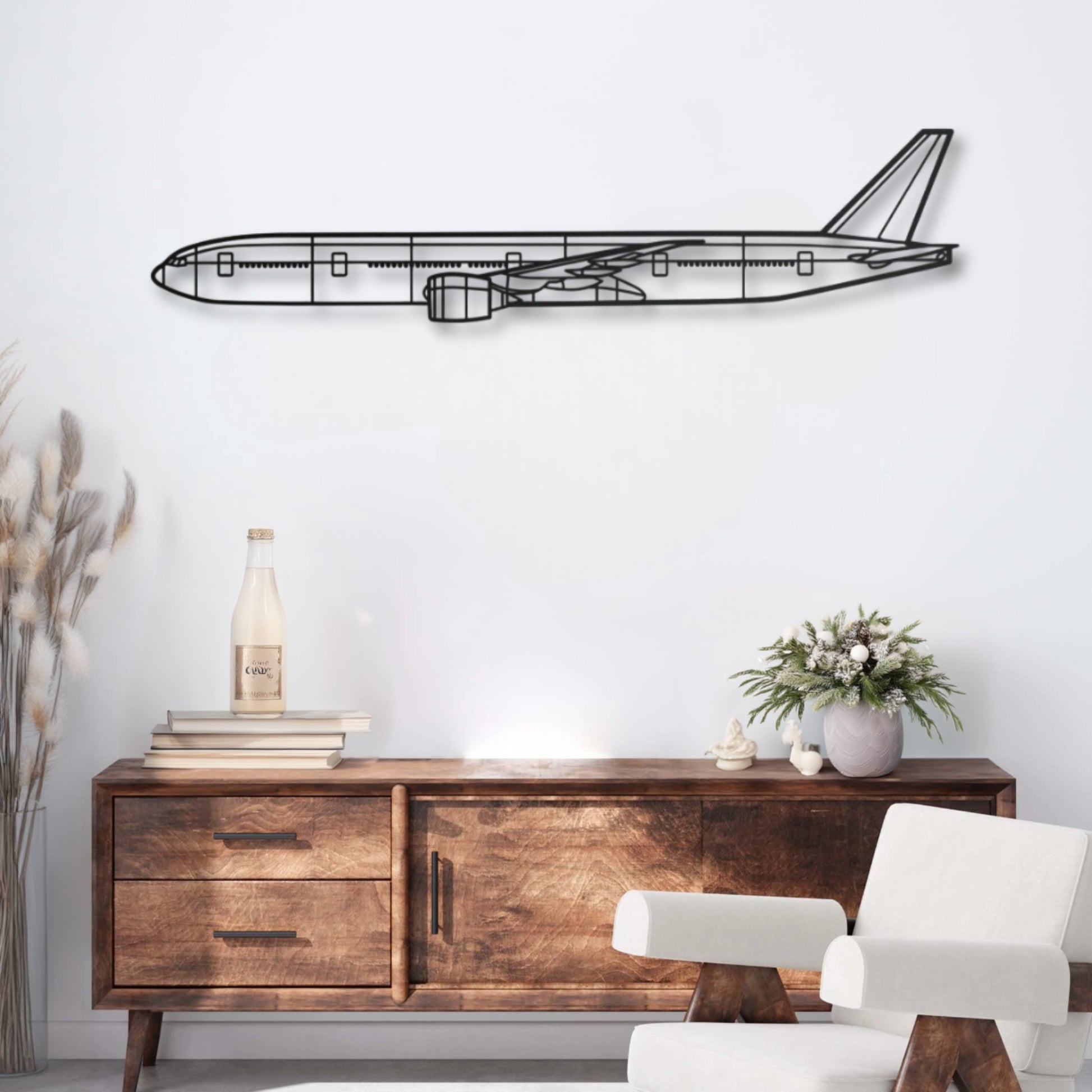 Décoration murale métal Avion Boeing 777-300ER Precision