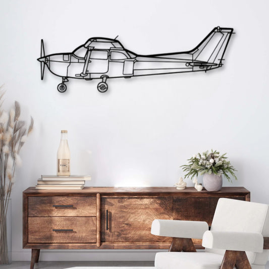 Décoration murale métal Avion Cessna 172 Skyhawk Precision