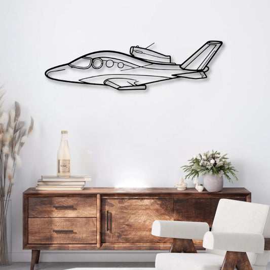 Décoration murale métal Avion Cirrus Vision SF50 Precision