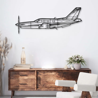 Décoration murale métal Avion Daher TBM Precision
