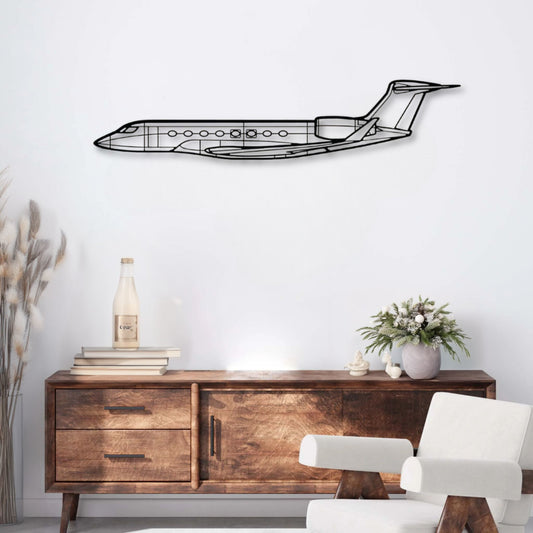 Décoration murale métal Avion Gulfstream G650 Precision