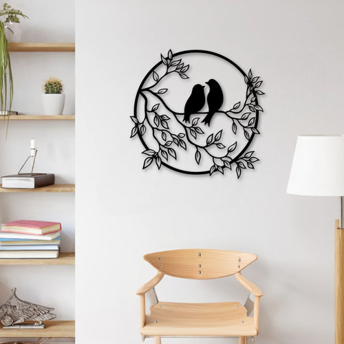 Décoration murale métal extérieure pour maison