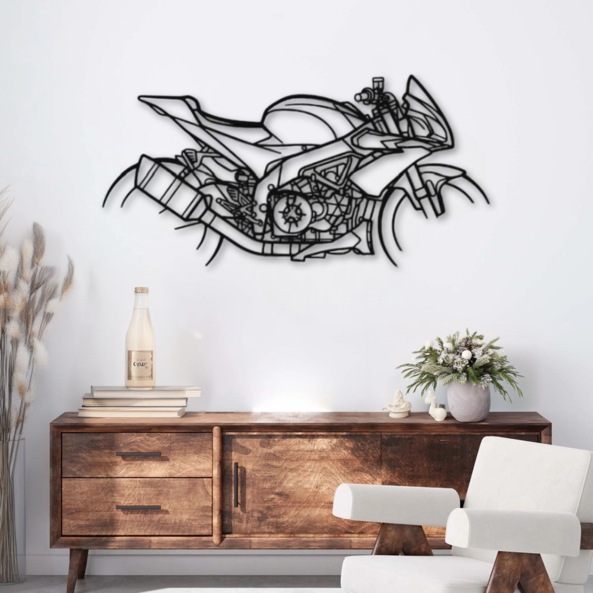 Décoration murale métal Moto Aprilia Tuono V4 1100 (2018) Precision