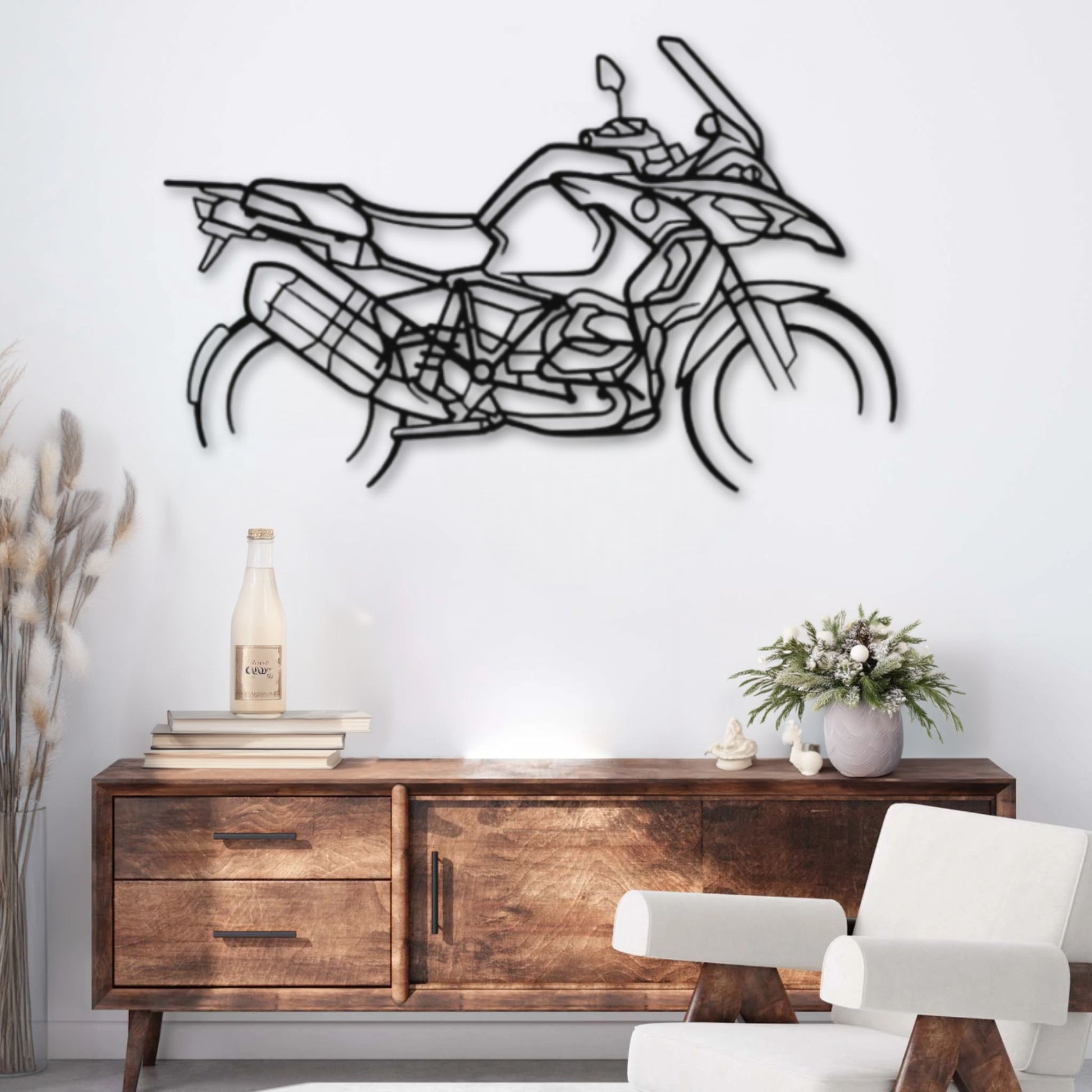 Décoration murale métal Moto BMW GS Enduro Precision