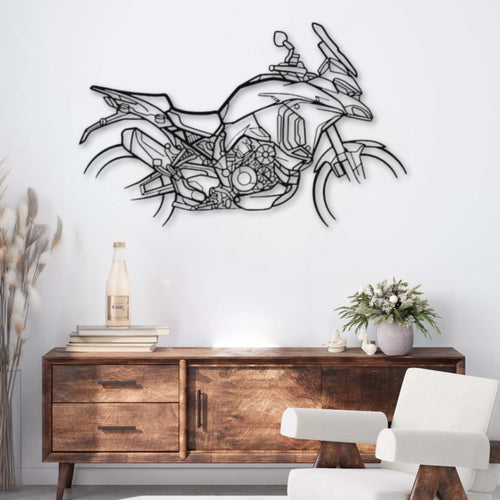 Décoration murale métal Moto Ducati Multistrada V4 S PrecisionMetal