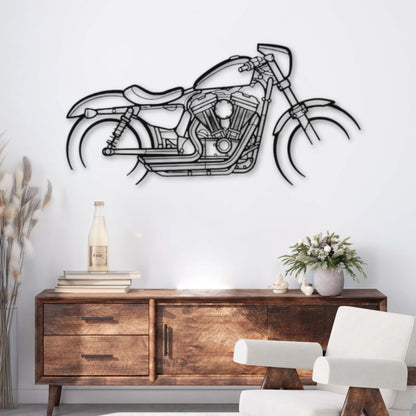 Décoration murale métal Moto Harley-Davidson Forty-Eight PrecisionMetal
