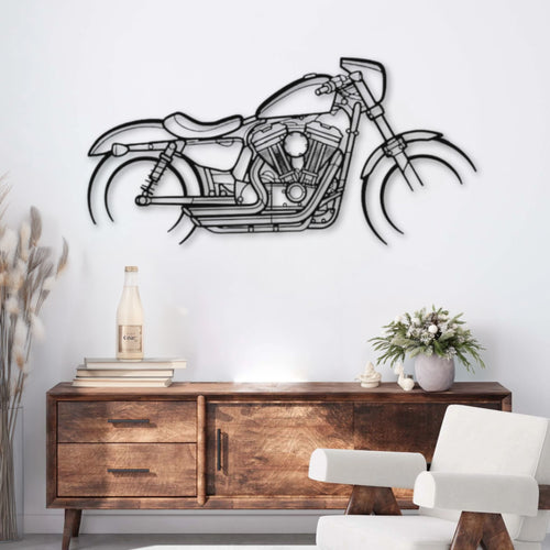 Décoration murale métal Moto Harley-Davidson Forty-Eight PrecisionMetal