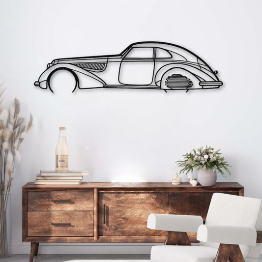 Décoration murale métal Voiture Alfa Romeo 8C PrecisionMetal