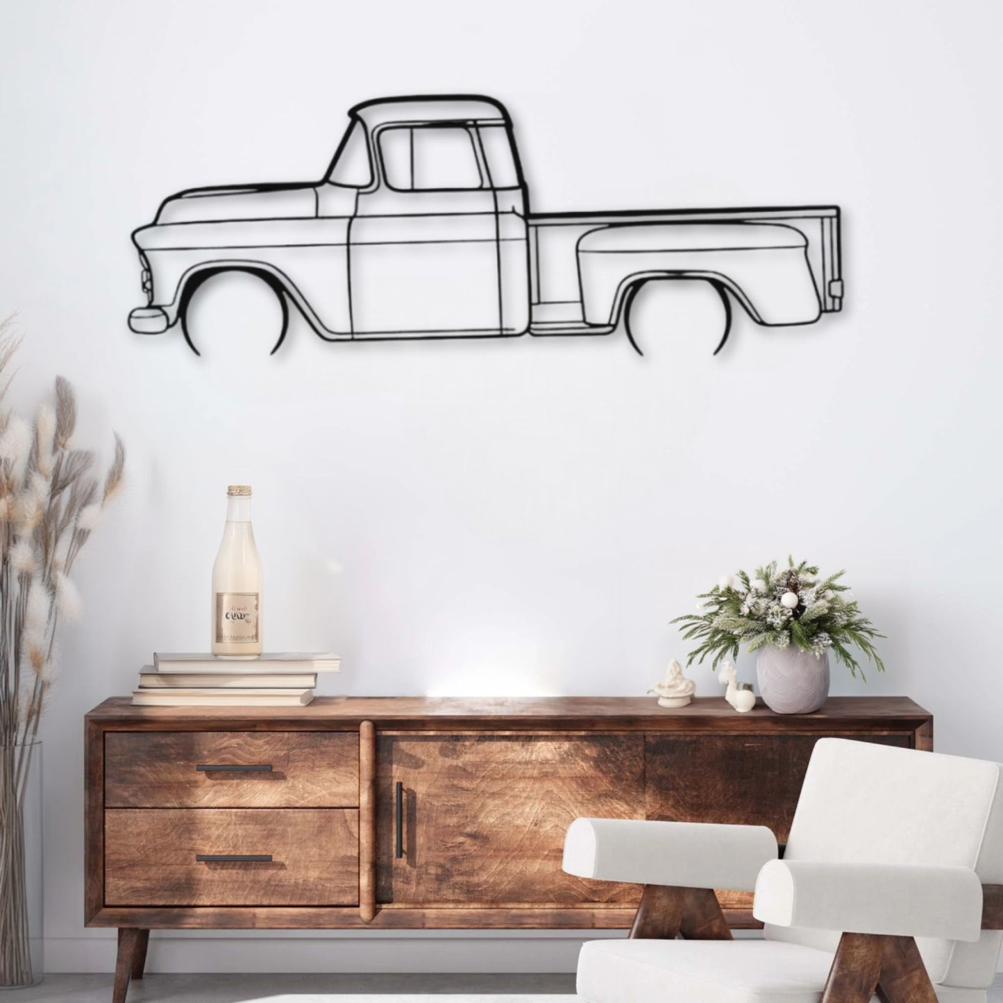 Décoration murale métal Voiture Chevrolet 3100 (1957) PrecisionMetal