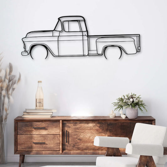 Décoration murale métal Voiture Chevrolet 3100 (1957) PrecisionMetal